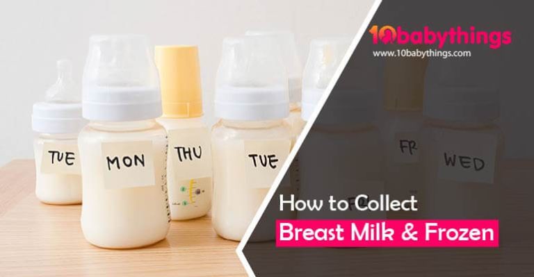 How to Collect Breast Milk to be Frozen?