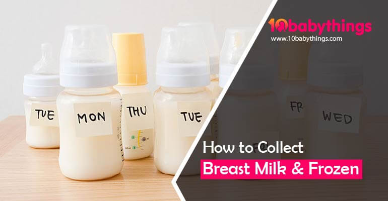 how to collect breast milk to be frozen